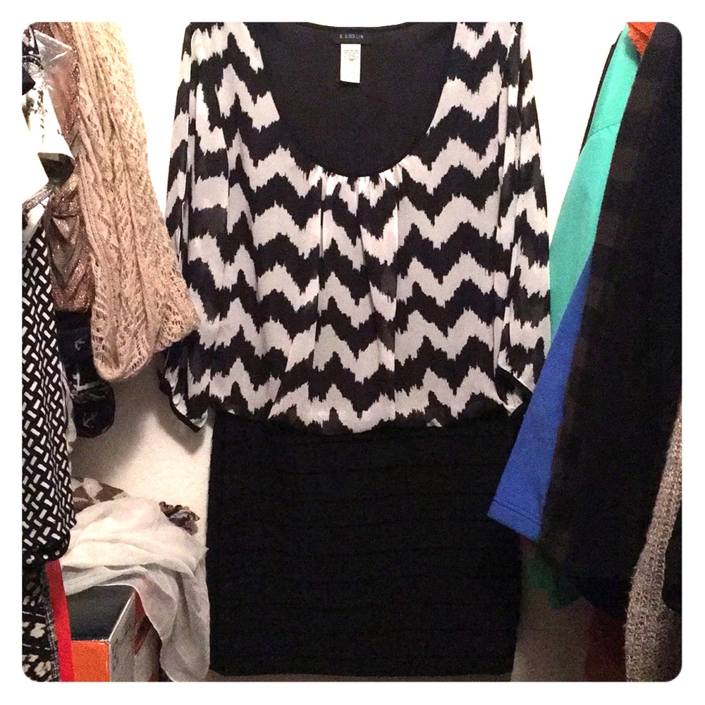 B Darlin B&W Dress